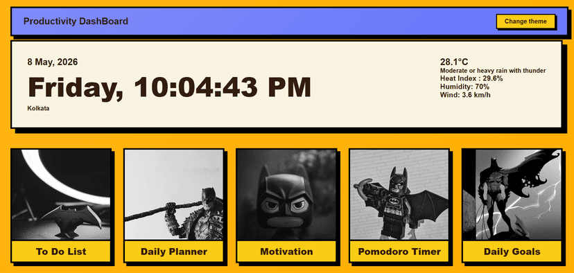 Productivity Dashboard