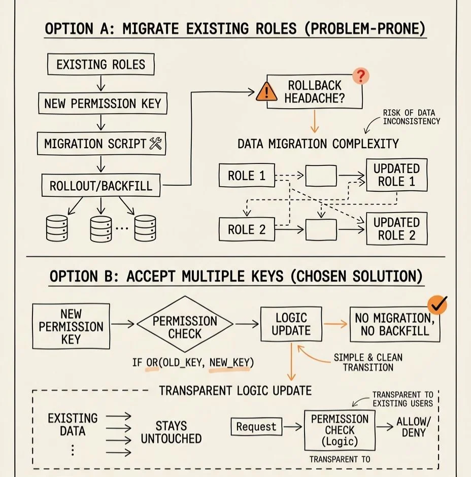 Zero-Downtime Permission Scopes: Logic Updates vs. Data Migrations